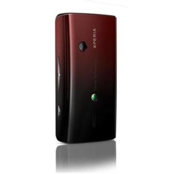 Zadní kryt Sony Ericsson Xperia X8, E15 Black Red / černočervený