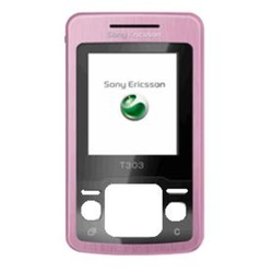 Přední kryt Sony Ericsson T303 Pink / růžový (Service Pack)
