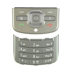 Klávesnice Nokia 6710 Navigator Titanium / titanová, Originál