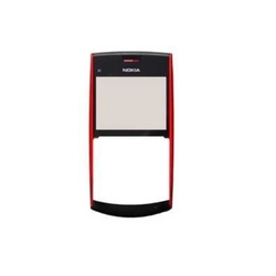 Přední kryt Nokia X2-01 Red / červený (Service Pack)
