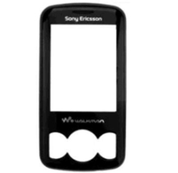 Přední kryt Sony Ericsson W100i Spiro Stealth Black / černý (Ser