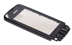 Přední kryt Nokia Asha 311 Graphite / grafitový + dotyková deska
