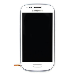 Přední kryt Samsung i8190, 8200 Galaxy S III mini bílý + LCD + d