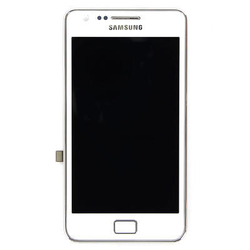 Přední kryt Samsung i9105P Galaxy S2 Plus White / bílý + LCD + d