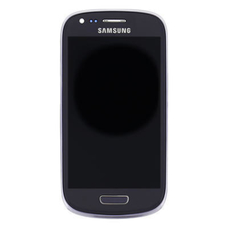 Přední kryt Samsung i8190, i8200 Galaxy S3 mini VE šedý + LCD +