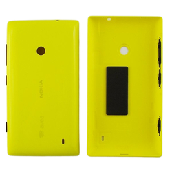 Zadní kryt Nokia Lumia 525 Yellow / žlutý - logo AVEA (Service P