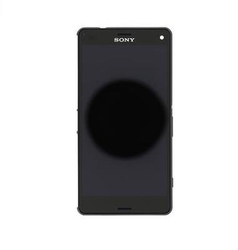 Přední kryt Sony Xperia Z3 Compact, D5803 Black / černý + LCD + dotyková deska, Originál