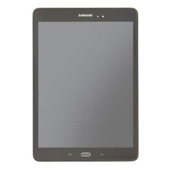 Přední kryt Samsung T550 Galaxy Tab A 9.7 Black / černý + LCD + dotyk deska (Service Pack)