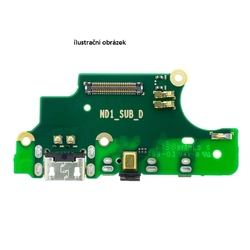 UI deska Huawei Ascend G8 + USB konektor + mikrofon, Originál