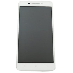 Přední kryt Lenovo A5000 White / bílý + LCD + dotyková deska, Originál