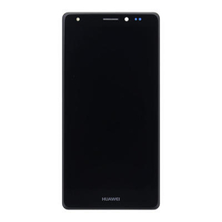 Přední kryt Huawei Mate S Black / černý + LCD + dotyková deska, Originál