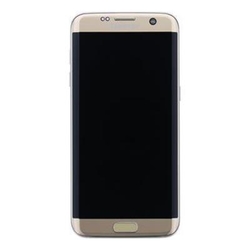 Přední kryt Samsung G935 Galaxy S7 Edge Gold / zlatý + LCD + dotyková deska (Service Pack)