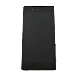 Přední kryt Sony Xperia Z5 Dual, E6683 Black / černý + LCD + dotyková deska (Service Pack)