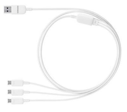 Datový a multinabíjecí kabel Samsung ET-TG900UWE White / bílý.., Originál