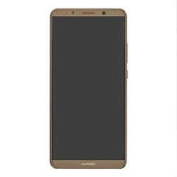 Přední kryt Huawei Mate 10 Pro Brown / hnědý + LCD + dotyková deska, Originál