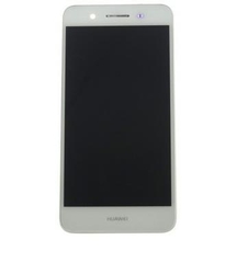 Přední kryt Huawei P8 Lite Smart White / bílý + LCD + dotyková deska, Originál