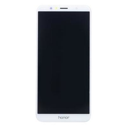 Přední kryt Huawei Honor 7A White / bílý + LCD + dotyková deska (Service Pack), Originál