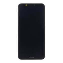 Přední kryt Huawei Honor 7C Black / černý + LCD + dotyková deska (Service Pack), Originál