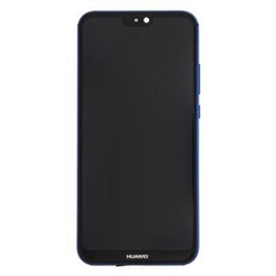 Přední kryt Huawei P20 Lite Blue / modrý + LCD + dotyková deska