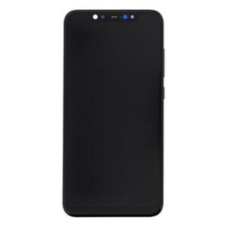 Přední kryt Xiaomi Mi 8 Black / černý + LCD + dotyková deska (Se