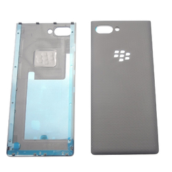 Zadní kryt Blackberry Key2 Black / černý, Originál - stříbrné logo