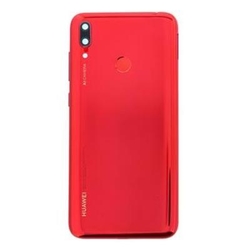 Zadní kryt Huawei Y7 2019 Coral Red / červený, Originál