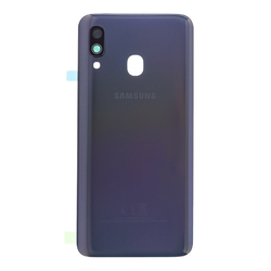 Zadní kryt Samsung A405 Galaxy A40 Black / černý + sklíčko kamer