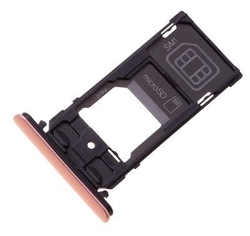 Držák SIM + microSD Sony Xperia XZ2 Compact Dual, H8324 Pink / růžový, Originál