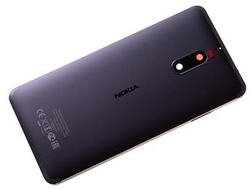 Zadní kryt Nokia 6 Black / černý, Originál