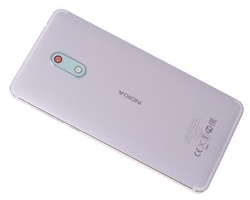 Zadní kryt Nokia 6 Silver / stříbrný, Originál