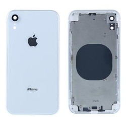 Zadní kryt Apple iPhone XR White / bílý + sklíčko kamery + střed