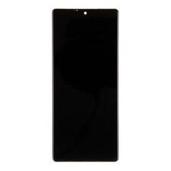 Přední kryt Sony Xperia L4, XQ-AD52 Black / černý + LCD + dotyková deska, Originál