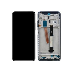 Přední kryt Xiaomi Poco X3 Black / černý + LCD + dotyková deska