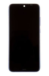Přední kryt Xiaomi Redmi Note 8T Blue / modrý + LCD + dotyková d
