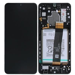 Přední kryt Samsung A326B Galaxy A32 5G Black / černá + LCD + dotyková deska, Originál