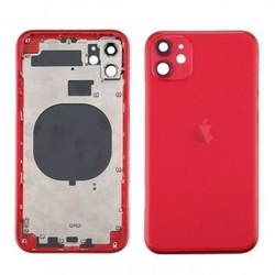 Zadní kryt Apple iPhone 11 Red / červený + sklíčko kamery + stře