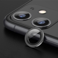 Krytka kamery Apple iPhone 11 Black černá + sklíčko