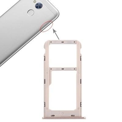 Držák SIM + microSD Huawei Honor 6A Silver , stříbrný, Originál