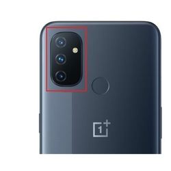 Sklíčko kamery OnePlus Nord N100 Black / černé, Originál