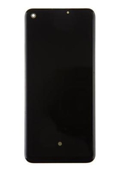Přední kryt Realme 8 Pro Black / černý + LCD + dotyková deska (S