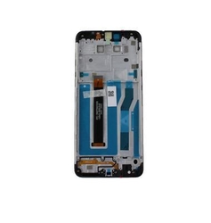 Přední kryt LG K50S Blue / modrý + LCD + dotyková deska, Originál