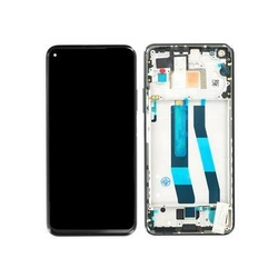 Přední kryt Xiaomi Mi 11 Lite 5G Black / černý + LCD + dotyková deska, Originál