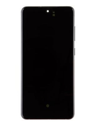 Přední kryt Samsung G990 Galaxy S21 FE Grey / šedý + LCD + dotyk