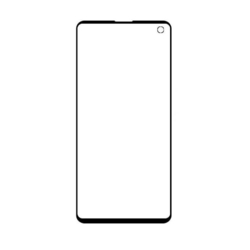 Sklíčko LCD Samsung G973 Galaxy S10 Black / černé