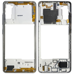 Střední kryt Samsung A415 Galaxy A41 White / bílý (Service Pack)
