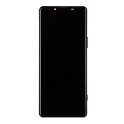 Přední kryt Sony Xperia 5 III, XQ-BQ52 Black / černý + LCD + dotyková deska, Originál