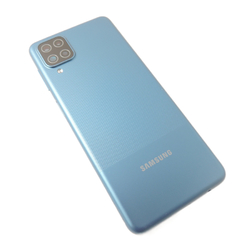 Zadní kryt Samsung A125, A127 Galaxy A12 Blue / modrý + sklíčko