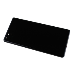 Přední kryt Huawei Mate 40 Pro Black / černý + LCD + dotyková de
