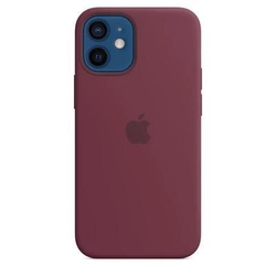 Silicone Case Apple iPhone 12, iPhone 12 Pro plum MHL12FE A